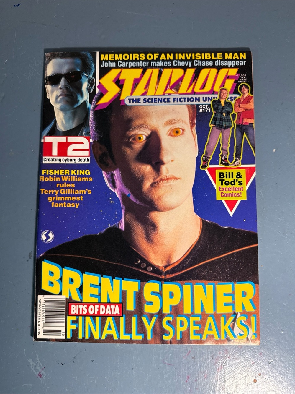 STARLOG # 171 MAGAZINE OCT 1991 SCI-FI STAR TREK NEXT GEN/T2